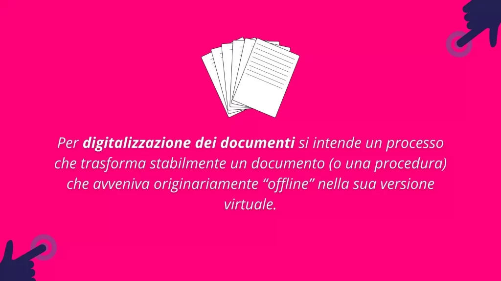 digitalizzare documenti