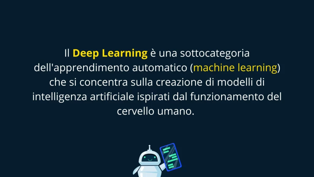 deep learning significato