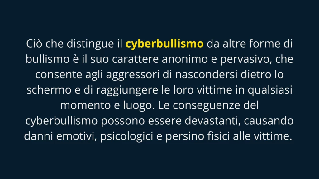 cyberbullismo definizione