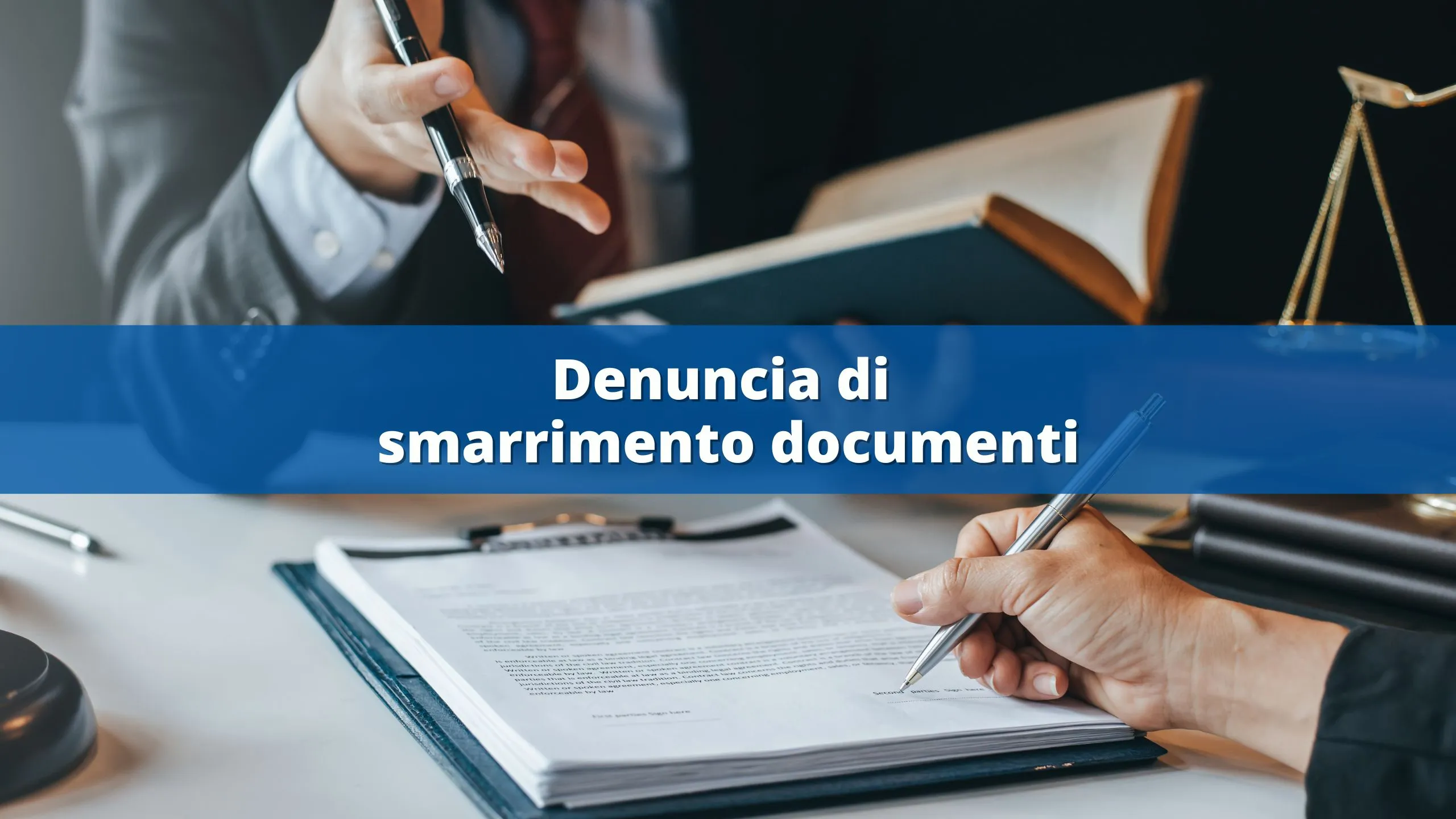 denuncia smarrimento documenti