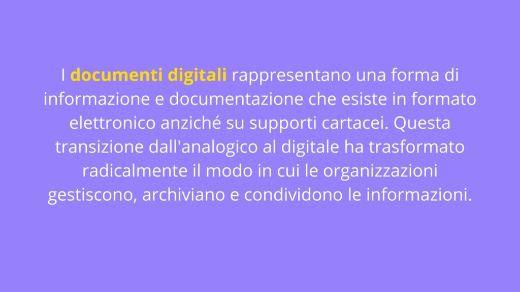 documenti digitali